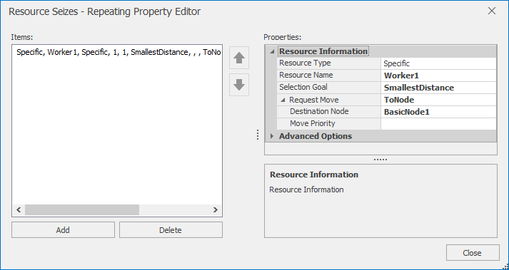 Seizes property editor for the Seize step in the Make Processing add-on process.