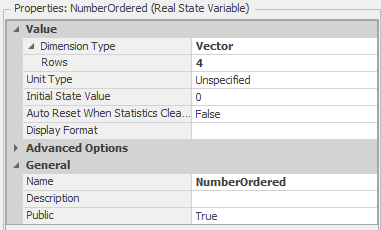 Properties for the NumberOrdered model state.