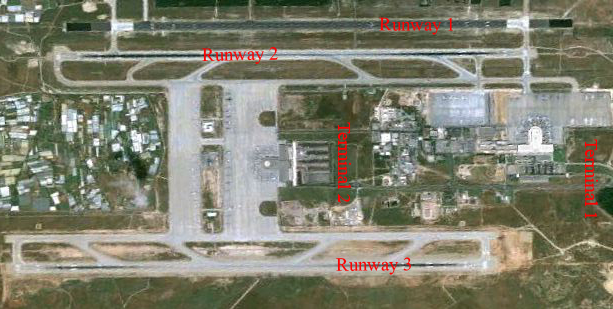Vacation City Airport satellite view.