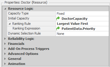 Properties for the `Doctor` resource.