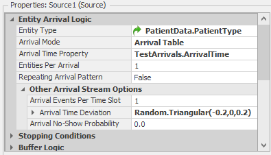 Using Arrival Tables with the Source object.