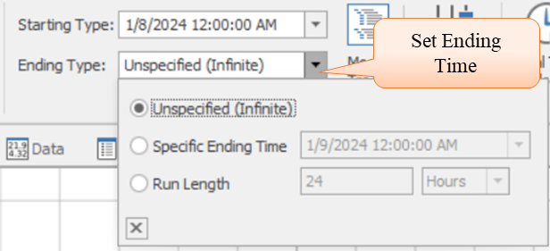Setting the Length of the Run