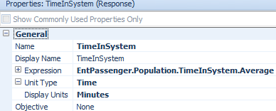 Specifying the Time in System