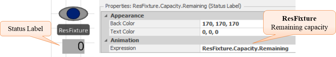 Adding a Status Label for Remaining Capacity