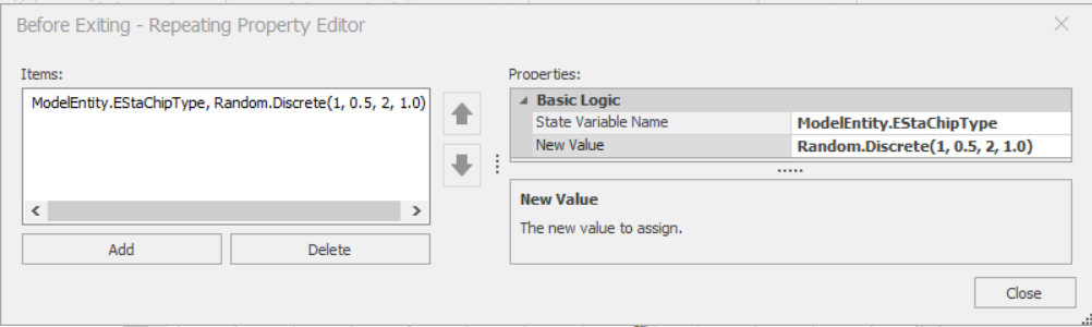 Setting the Entity's Chip Type in a State Assignment