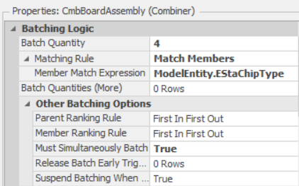 Specifying the Matching Logic in the Combiner