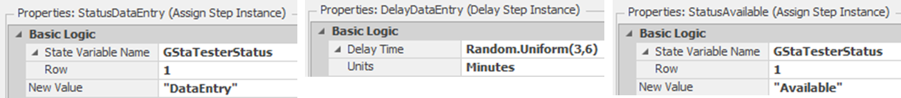 Process Steps and Values for ProcessDataEntry