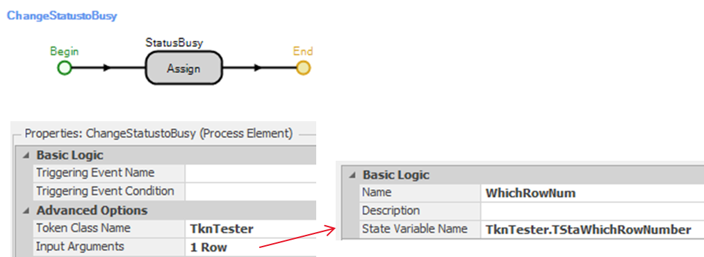 Creating the Process that will update the Status to Busy