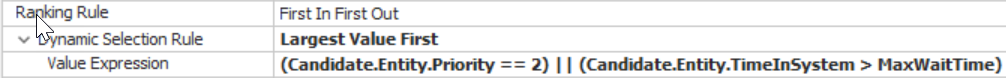 Specifying the Selection Rule to Prioritize Scheduled Applicants and Walk-ins