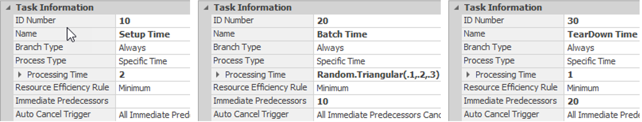 Specifying the Setup, Batch, and Teardown Time Tasks