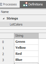 List of Colors