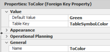 Adding the “To Color” Child Foreign Key