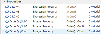 Order Quantity Properties