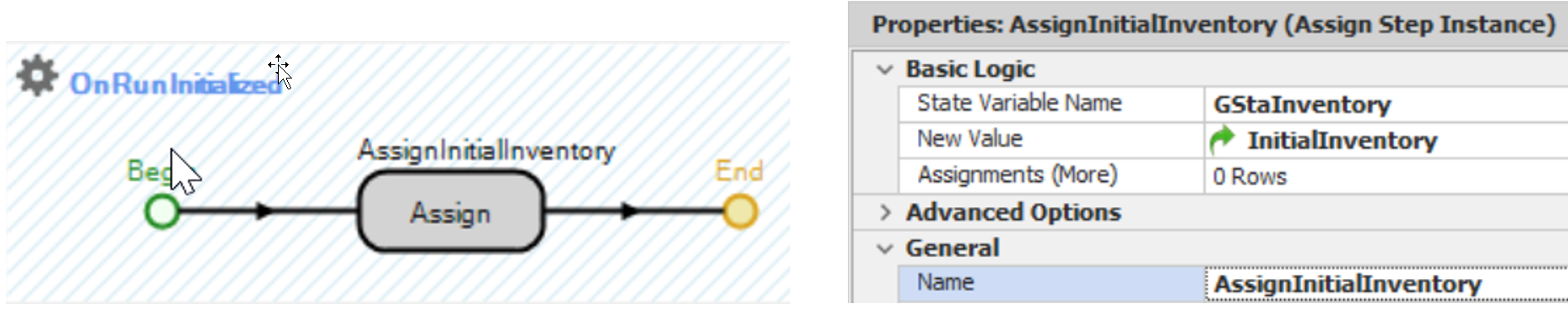 Assigning the Initial Inventory Level