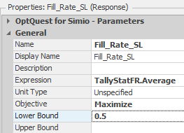 Change the Lower Bound on the Service Level