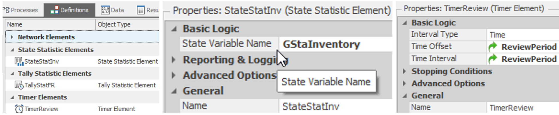 Setting up the Statistics and Periodic Review Timer