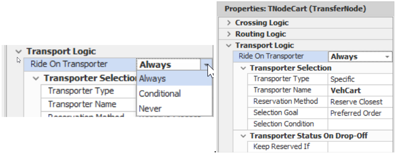 Setting up the Node to Have <span class='custom-fontsmallcaps'>Entities</span> Utilize a <span class='custom-fontsmallcaps'>Vehicle</span>