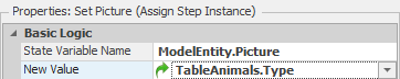Changing the Picture of Entity to Reflect a Column in an Assigned Datatable