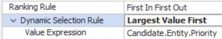 Changing the Dynamic Selection Rule of the Worker