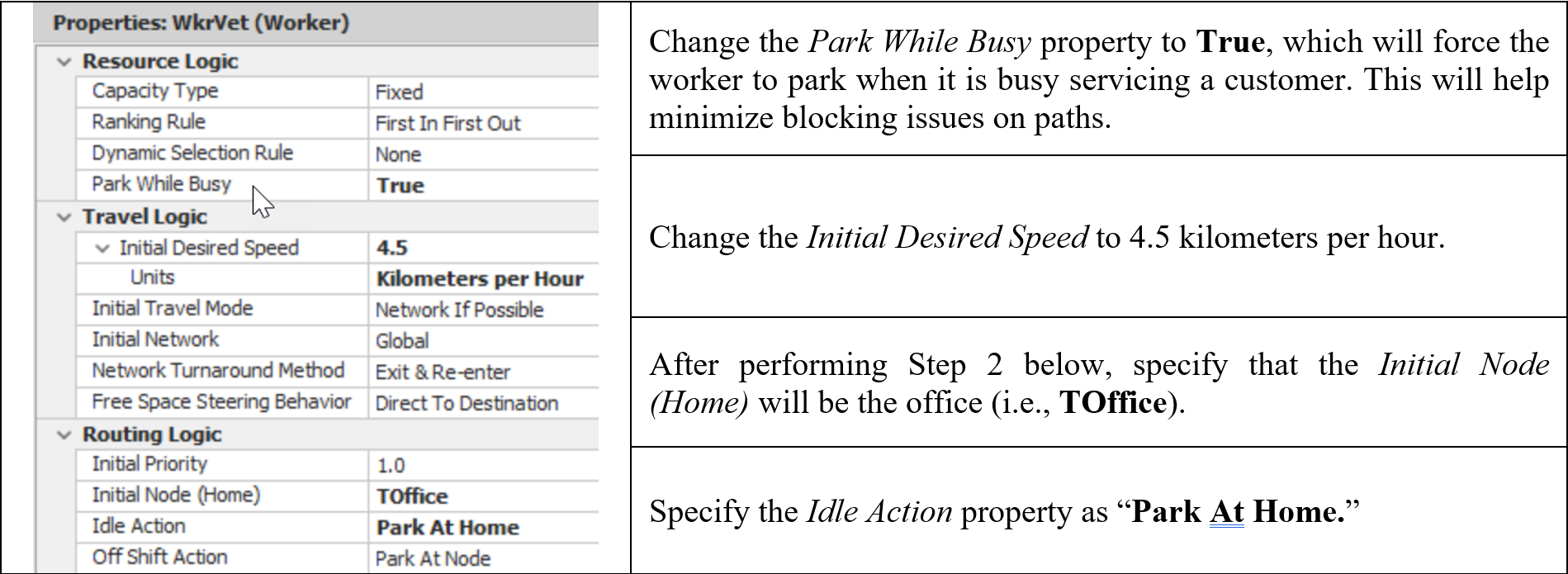  Specifying the  <span class='custom-fontsmallcaps'>Worker</span>  Properties
