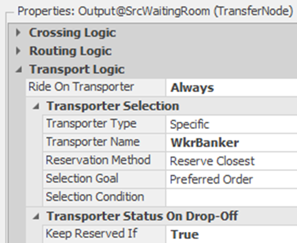 Creating a Reservation at Transport