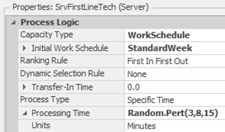 Setting the Properties of the First Line Technician <span class='custom-fontsmallcaps'>Server</span>