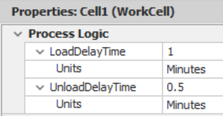 Setting the Properties of the **WorkCell**