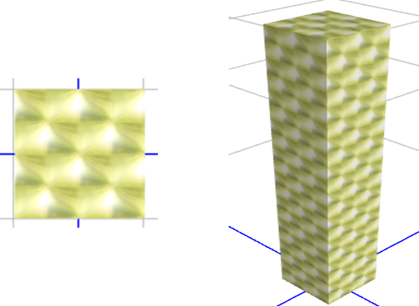 2D and 3D Representation of the Tank Symbol