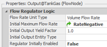 Specifying the Tank Emptying Rate