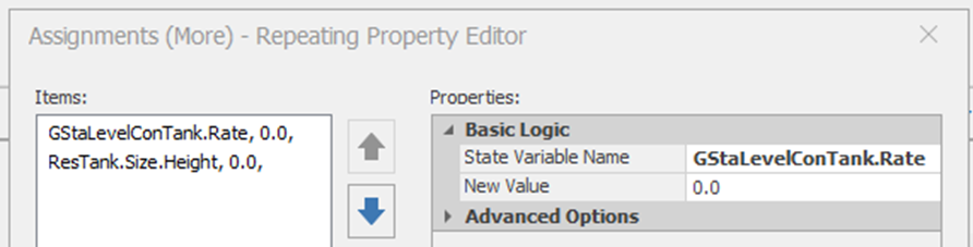 Assigning the Rate and the Height