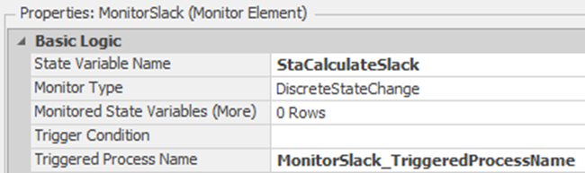 Setting up the Monitor to Calculate the Slack