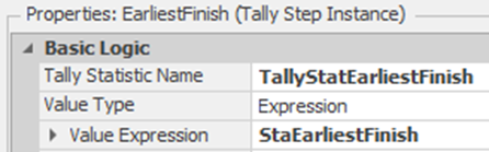 Add an Observation of the Earliest Finish Statistic